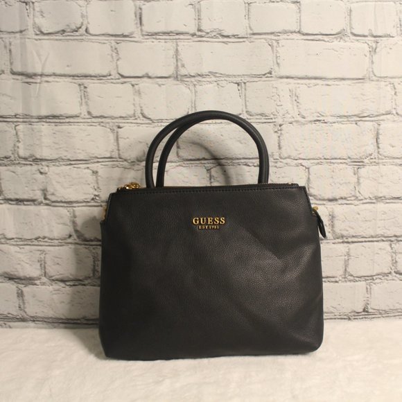 Guess Turin Tri-Compartment Satchel - Picture 2 of 8